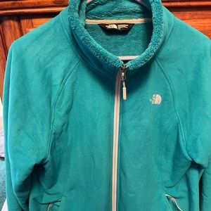 The North Face Teal womens winter jacket size Large